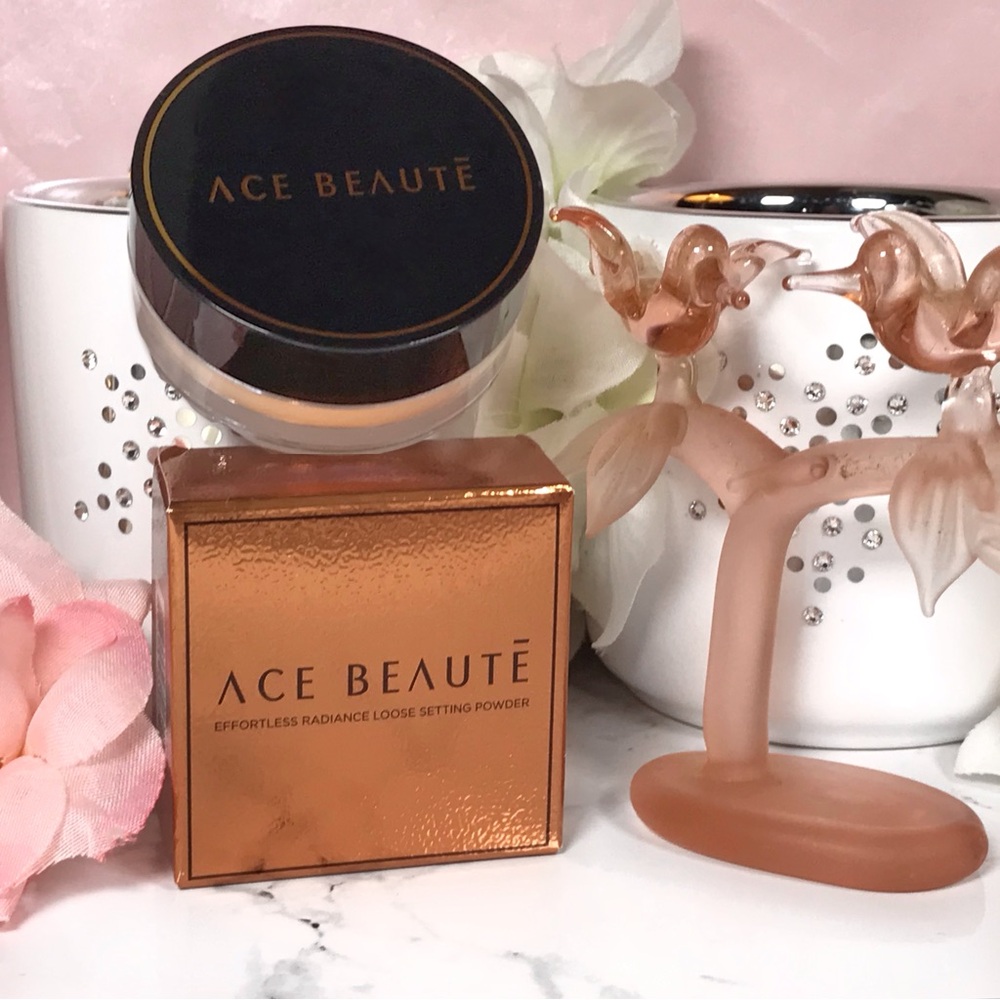 ACE BEAUTE Effortless Radiance Loose Setting Powder MINI in Fair 1.5g *BNIB